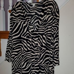 Animal print shift dress